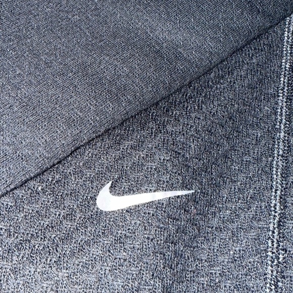 Nike Women's Black Sweatshirt with White Logo - Picture 4 of 5